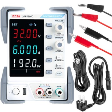 PROGRAMOWALNY ZASILACZ LABORATORYJNY 0-32V/0-6A