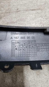 GLS W167 AMG LEVÝ PRAVÁ LIŠTA NÁRAZNÍKU PŘEDNÍ ORIG.