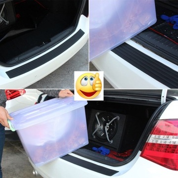 VRSTVA OSOBNÍ STRÁŽCE NA ZADNÍ NÁRAZNÍK LIŠTA GUM. 90CM