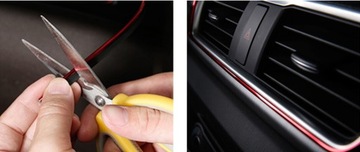 ДЕКОРАТИВНАЯ СИНАЯ АВТОМОБИЛЬНАЯ ДЕКОРАТИВНАЯ ПОЛОСКА