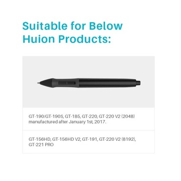 Цифровой аккумуляторный стилус HUION PEN68D/P68D Замена PC332/PE330