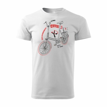 Koszulka z rowerem Wigry 3 składak dla rowerzysty na prezent