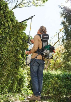 PARKSIDE PBRK 700 A1 Бензиновое многофункциональное устройство пила и ножницы 6 в 1