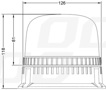 СИГНАЛЬНАЯ ЛАМПА ПЕТУХ СВЕТОДИОДНАЯ 12В 24В