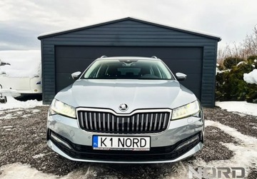 Skoda Superb III Kombi Facelifting 2.0 TDI 190KM 2020 Skoda Superb Bezwypadkowa, FV23, 2.0TDI DSG, Polski Salon, KredytowanieLea, zdjęcie 3
