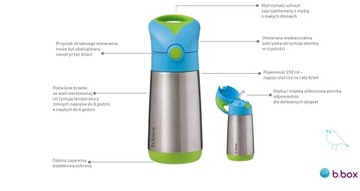 Термобутылка 350 мл, Strawberry Shake, коробка