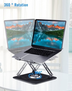 PODSTAWKA ALUMINIOWA STOJAK POD LAPTOPA 360 STOPNI