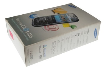 100% NOWY PL DYST ORYGINALNY SAMSUNG CH@T 335 GT-S3350 METALLIC BLACK