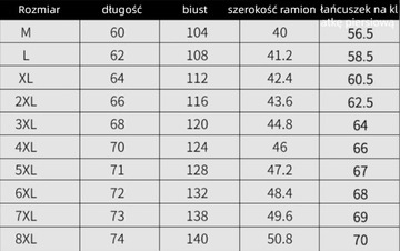 Męska kamizelka, bezrękawnik bez rękawów ciepły 6XL