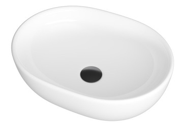 НАСТОЛЬНАЯ РАКОВИНА, БЕЛАЯ КЕРАМИКА, ОВАЛ, КРУГЛЫЙ, ИЗОЛА