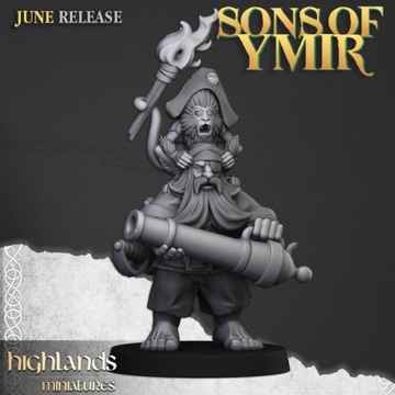 Dwarf Pirates #6 Highlands Miniatures
