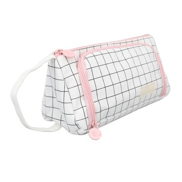 Холщовый пенал Двухслойный пенал большой вместимости Beautiful HR