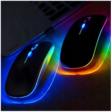 БЕСПРОВОДНАЯ ОПТИЧЕСКАЯ МЫШЬ С ПОДСВЕТКОЙ MR 12, БЕСКЛИКОВАЯ МЫШЬ BLUETOOTH