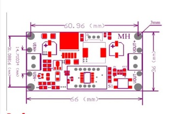 PRZETWORNICA STEP DOWN ZASILACZ LM2596 LED 35V 3A
