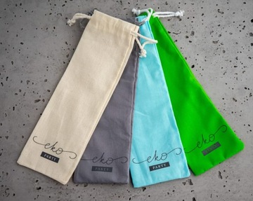 Золотые прямые металлические трубочки - 8 шт + очиститель + пакетик.