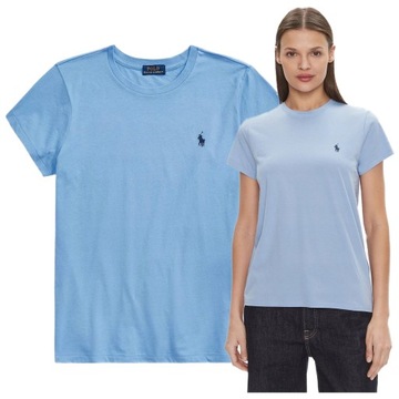 t-shirt damski polo ralph lauren premium koszulka damska zielona małe logo