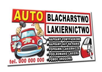 BANER BLACHARSTWO LAKIERNICTWO auto serwis naprawa
