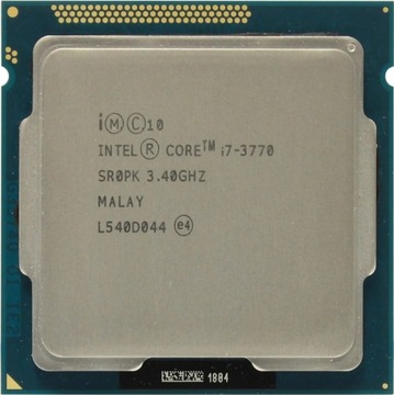 Procesor Intel Core i7-3770 (8M Cache, up to 3.90 GHz) 4 x 3,4 GHz gen. 3