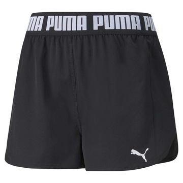 Damskie Spodenki TRAIN PUMA STRONG WOVEN 3" SHORT