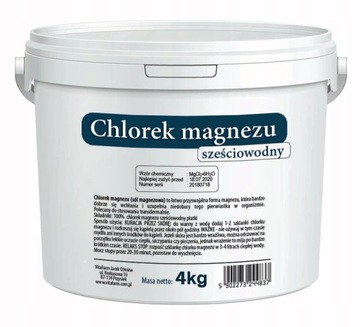 CHLOREK MAGNEZU SZEŚCIOWODNY 4 KG PŁATKI