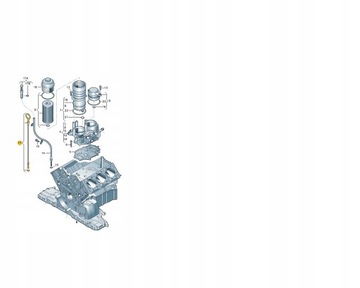 БАЙОНЕТ УРОВНЯ МАСЛА AUDI 059115611AM ASO