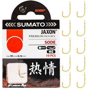 HACZYKI Z PRZYPONAMI Jaxon Sumato 10 Sztuk No12