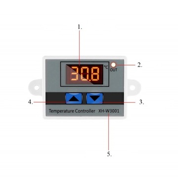 TERMOSTAT ELEKTRONICZNY REGULATOR Temperatury 230V