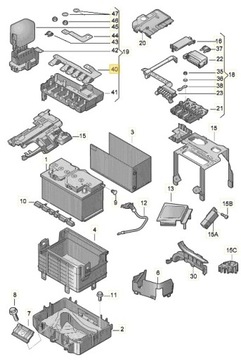 POJISTKA VÍCEKANÁLOVÝ VW SKODA SEAT 6R0937629B