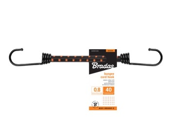 BRADAS Guma elastyczna hak BUNGEE CORD HOOK 100cm