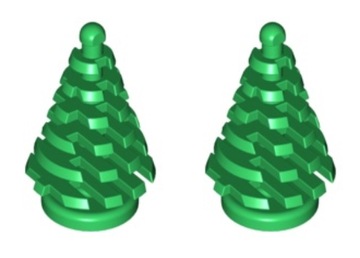 LEGO 2435 Tree/Choinka Green 2szt.NOWE
