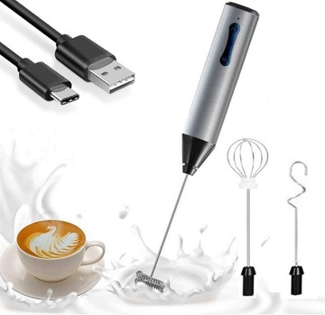 Электрический вспениватель молока с зарядкой через USB.