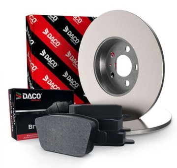 Tarcze+klocki TYŁ FORD MONDEO MK4 KUGA 07-15 DACO