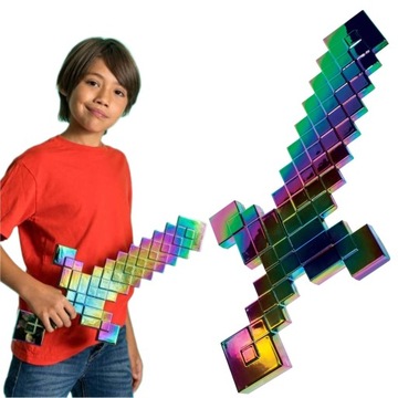 MINECRAFT НЕТЕРИТОВЫЙ МЕЧ 51 СМ АКСЕССУАР ДЛЯ КАРНАВАЛЬНОГО КОСТЮМНОГО БАЛА