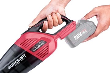 ODKURZACZ AKUMULATOROWY BEZPRZEWODOWY WORCRAFT 20V LI-ION DO SAMOCHODU