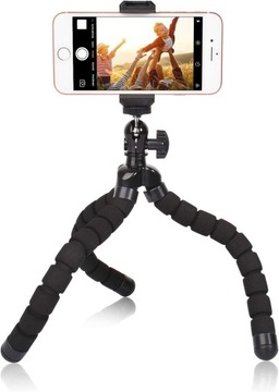TRIPOD STATYW DO TELEFONU Z UCHWYTEM ELASTYCZNY WYSOKI FOTOGRAFICZNY ZESTAW