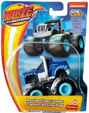 FRISHER PRICE CRUSHER RACING FLAG BLAZE MEGA MASZYNY !!!