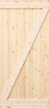 DRZWI DREWNIANE SOSNOWE PRZESUWNE LOFT RUSTIC Z 70