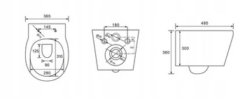 УНИТАЗ VELDMAN ALBA УЗКОЕ СИДЕНЬЕ ПРЕМИУМ БЕЗОБОДКИ