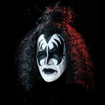 Maska Halloween Kiss Gene Simmons Demon akcesoria