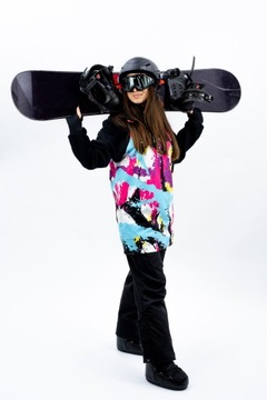 Damska Bluza Snowboardowa Psychodelic Graffiti M