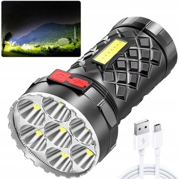 Strong Bright Flashlight Ultra Powerful Led Torch