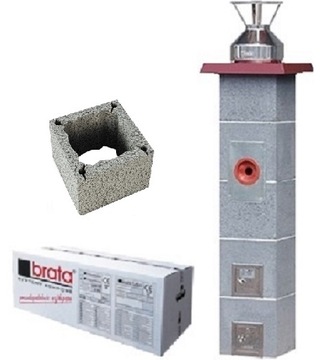 BRATA KOMIN SYSTEMOWY DO GAZU TURBO S / 10m / Ø100