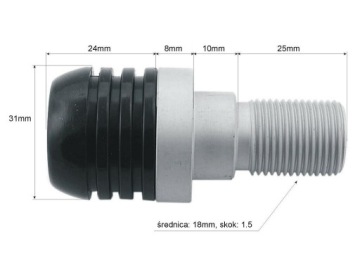 ТОРЦЕВЫЕ ЧАСТИ РУЛЯ - YAMAHA YZF 600 R6 ГОД 99-05