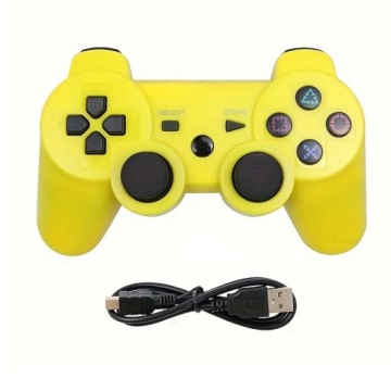 PAD DO PS3 PLAYSTATION 3 BLUETOOTH KONTROLER ŻÓŁTY YELLOW KONTROLER
