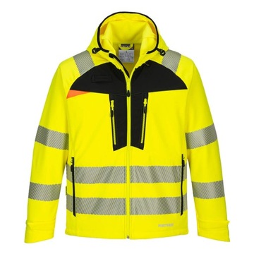 Kurtka DX4 Hi-Vis Softshell ostrzegawczy (3L) PORTWEST [DX475]