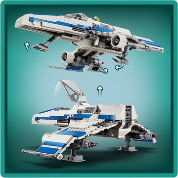 LEGO STAR WARS E-Wing Новой Республики против 75364