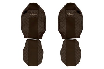 Pokrowce na siedzenia F-CORE FX11 BROWN