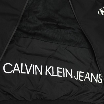 CALVIN KLEIN JEANS kurtka męska, czarna, przejściowa, XS