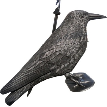 Большой отпугиватель птиц вороньего голубя с датчиком движения и звуком птиц