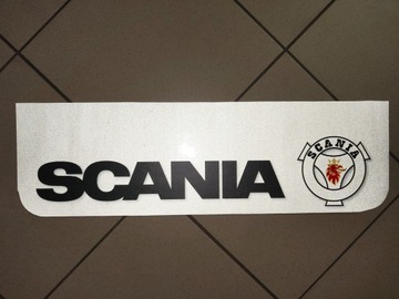 Chlapacz SCANIA czarny gryf 60x18cm ODBLASK odblaskowy NOWOŚĆ świecący